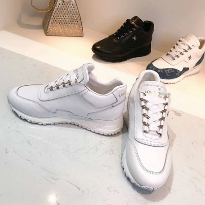 OLS41 Leather women 35-42 And men 40-46 sneakers shoes With box