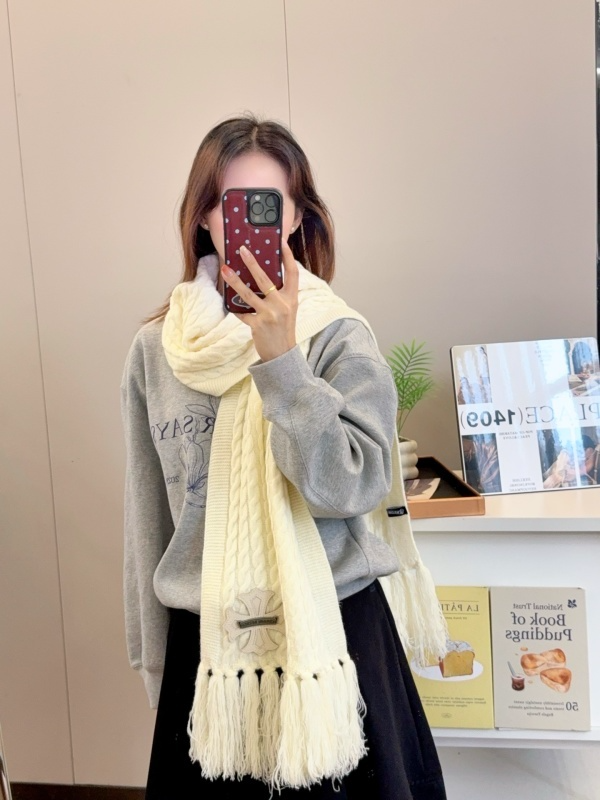 XKC1 Cashmere blend Wool Scarf