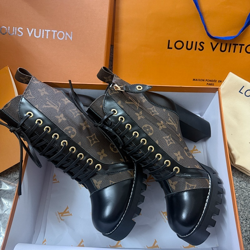 OLS18 Leather Women 9.5CM shoes 35-42 With box