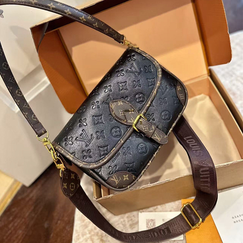 ALP5 Leather Bag 25-15-9CM PVC Handbag With Box