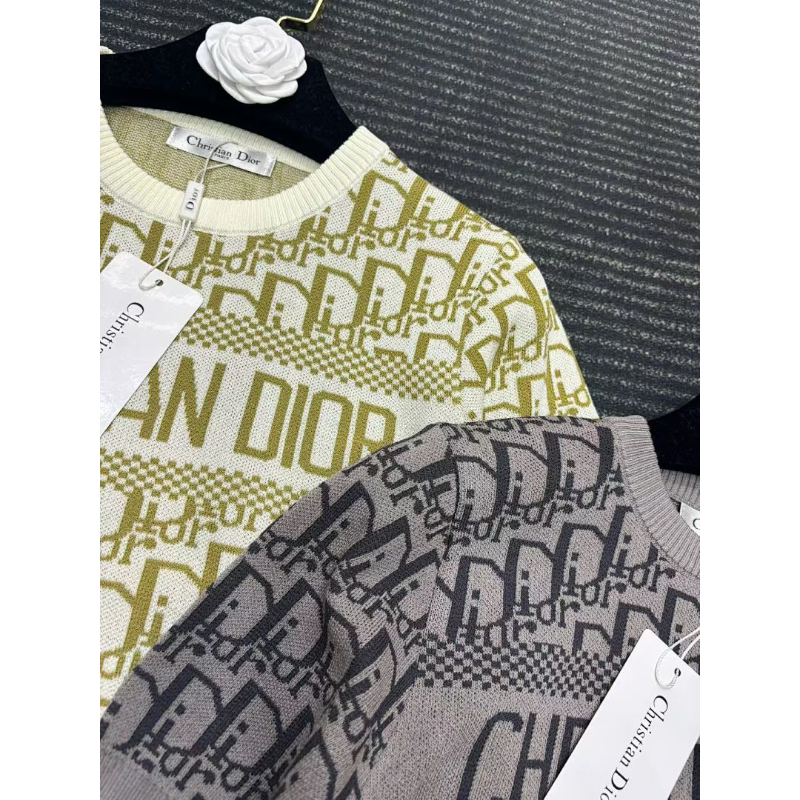 DIC30 New women's summer T-shirt knitted ice silk fabric clothes