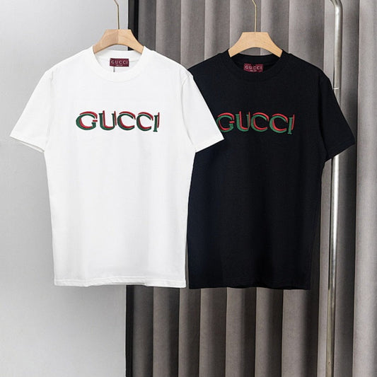 GUC19 New men's and women's summer pure cotton top T-shirt clothing