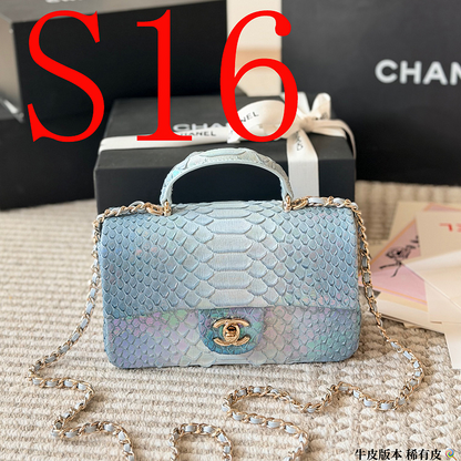 ACP26 Cowhide Leather Bag 20-12CM Bags with box