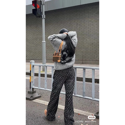 LVC040 New men's and women's high-quality jeans loose fit clothing