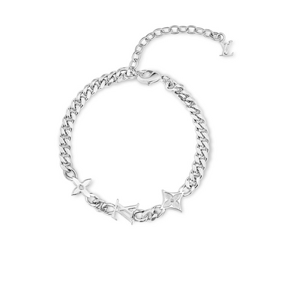 X713  Men's and women's titanium steel necklace and bracelet set jewelry