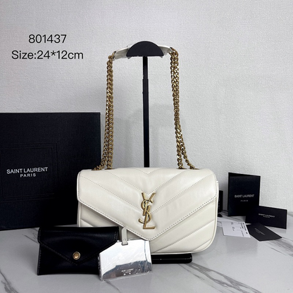 LYP43 Leather Bag 24-14-6CM Shoulder Bags