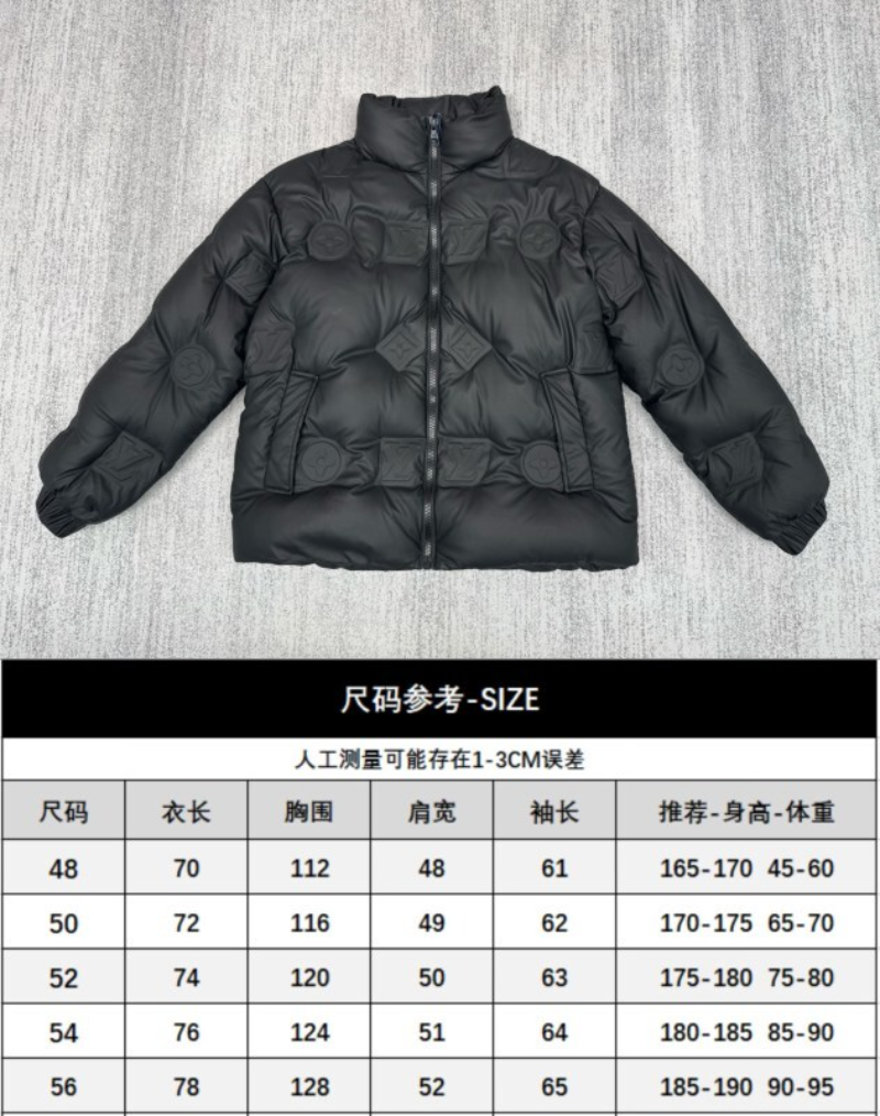 109745 New embossed classic down jacket Top quliaty 1:1 clothing