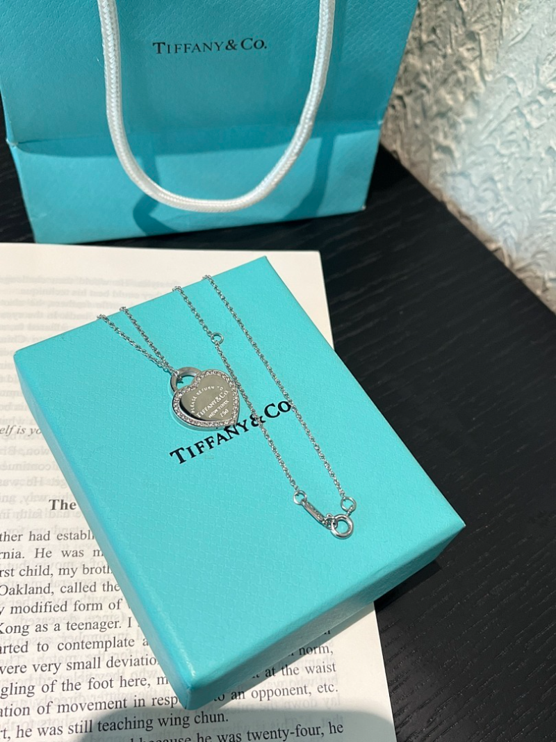 X735  Women's new fashionable titanium steel necklace jewelry