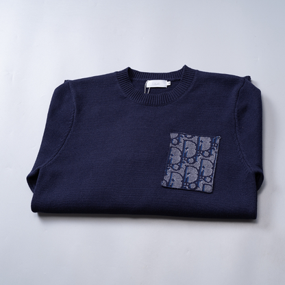DIC202 New men's autumn and winter round neck sweater pullover sweater wool sweater clothing