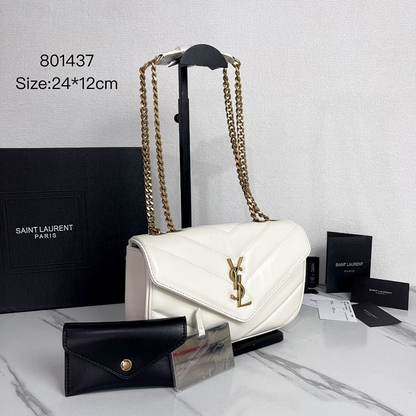 LYP43 Leather Bag 24-14-6CM Shoulder Bags