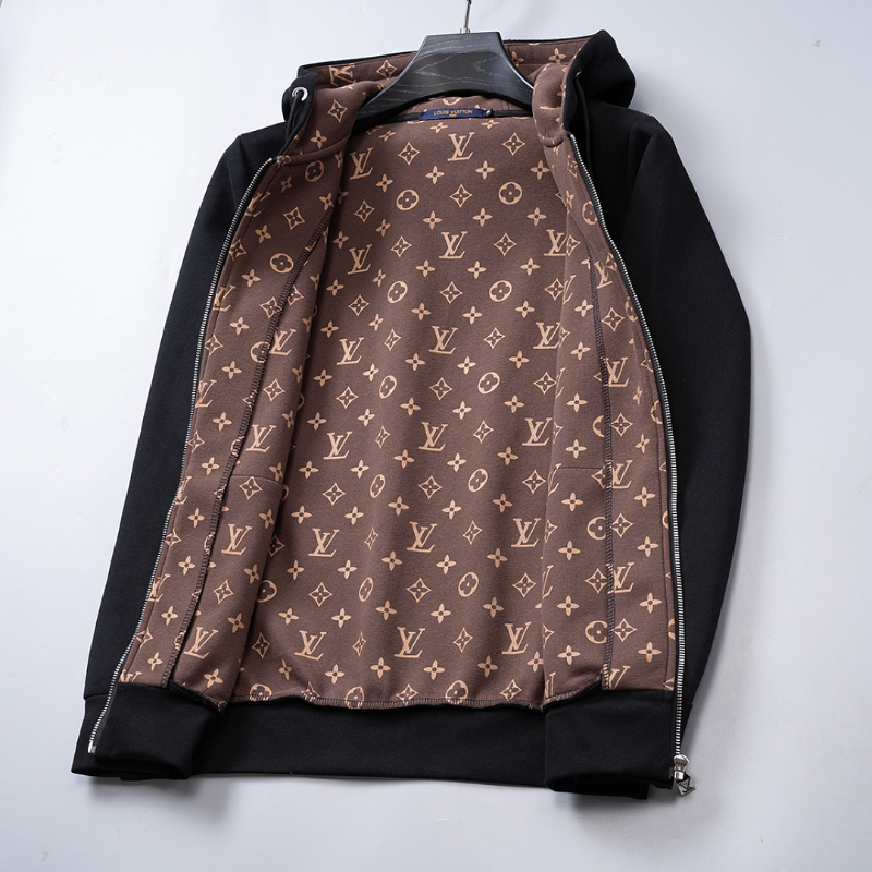 LVC404 New men's autumn and winter long sleeved suit top+pants clothing