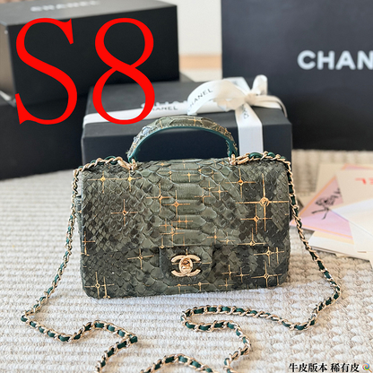 ACP26 Cowhide Leather Bag 20-12CM Bags with box