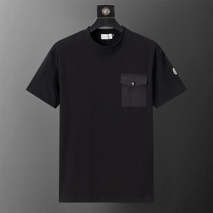 MOC043 New men's and women's summer pure cotton short sleeved top clothing