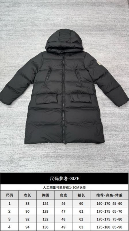 110211  New large standard mid length down jacket Top quliaty 1:1 clothing