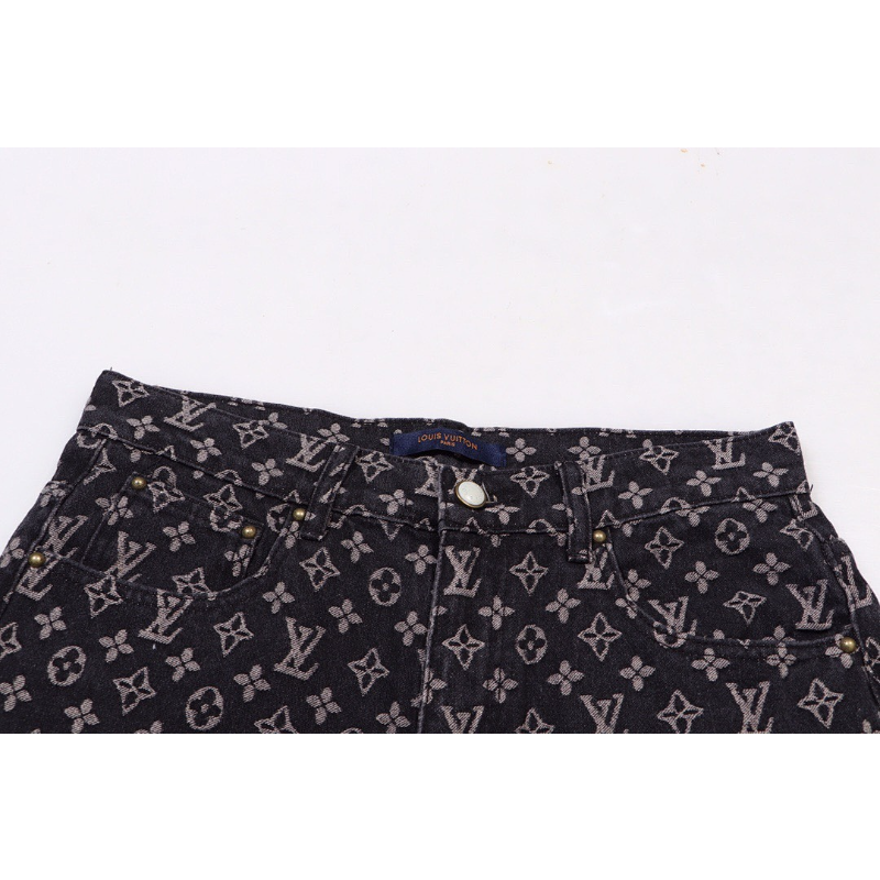 LVC040 New men's and women's high-quality jeans loose fit clothing