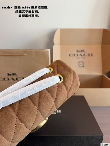 ACP58 Leather denim fabric Bag 26-8-16CM Shoulder bags with box