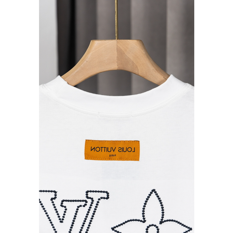 LVC49 New men's and women's summer pure cotton top T-shirt clothing