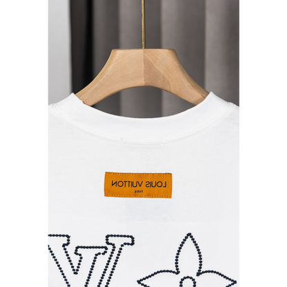 LVC49 New men's and women's summer pure cotton top T-shirt clothing