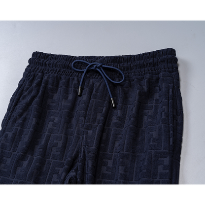 FDC120 New men's autumn and winter long sleeved suit top+pants clothing