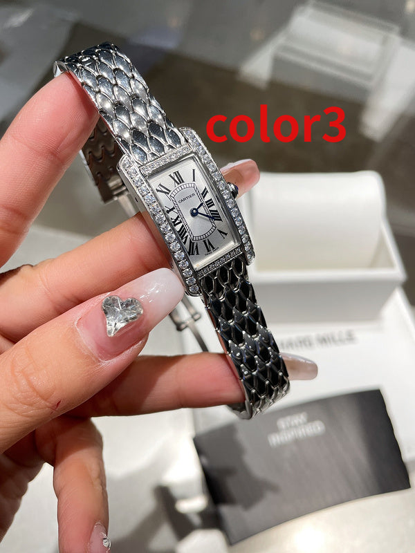 CW3  Sapphire water stone crystal mirror women's watch