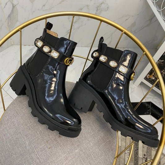 MGS22 Women 35-40 Leather shoes with box