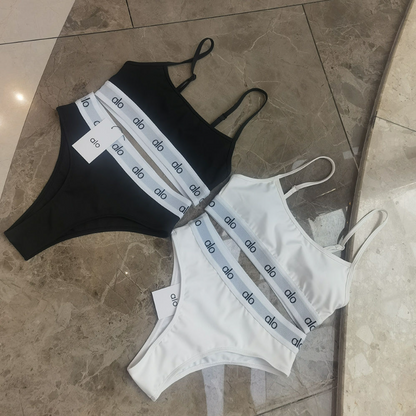 ALS1  Women’s sexy bikini, Pilates sports beach swimsuit set