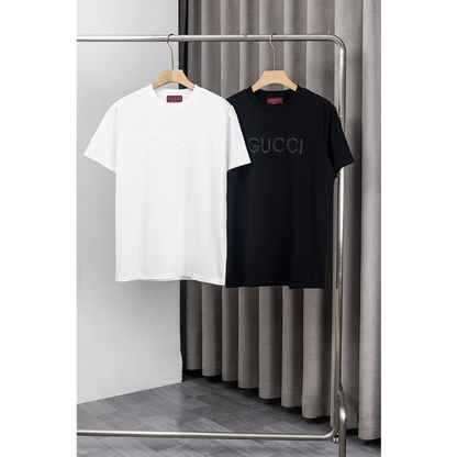 GUC20 New men's and women's summer pure cotton top T-shirt clothing