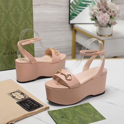 JHGS20 Slipper 8CM Heel Size 35-42 Leather Shoes with box