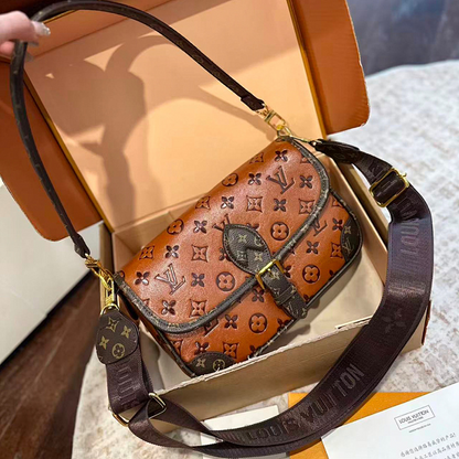 ALP5 Leather Bag 25-15-9CM PVC Handbag With Box