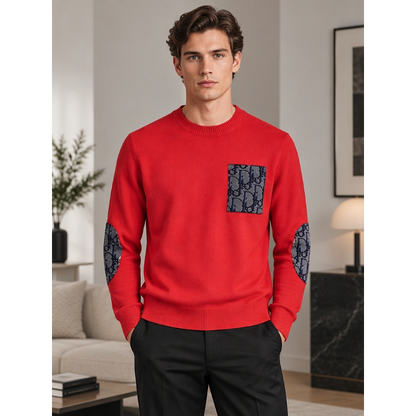 DIC202 New men's autumn and winter round neck sweater pullover sweater wool sweater clothing