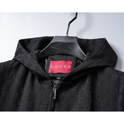 GUC103 New men's spring and autumn windbreaker hooded jacket clothing