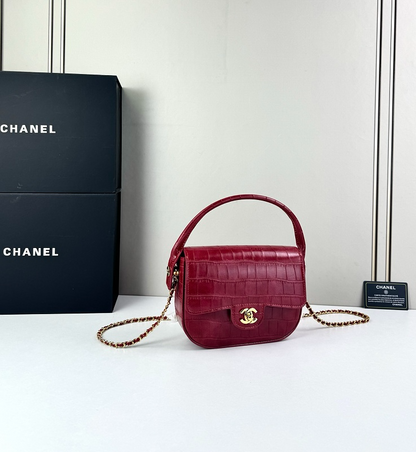 LCP00 Leather bag 19-14-5CM Shoulder bags
