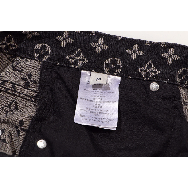 LVC040 New men's and women's high-quality jeans loose fit clothing