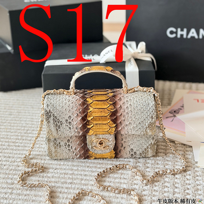 ACP26 Cowhide Leather Bag 20-12CM Bags with box