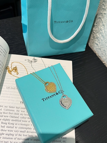 X735  Women's new fashionable titanium steel necklace jewelry