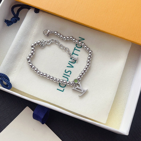 L191    Men and women can wear titanium steel bracelet length 15+5cm jewelry