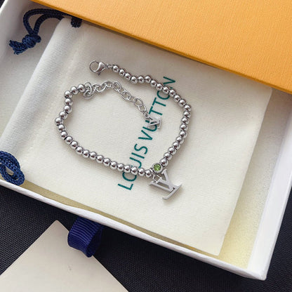 L191    Men and women can wear titanium steel bracelet length 15+5cm jewelry