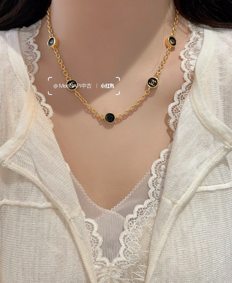 X742   Women's new titanium steel necklace jewelry