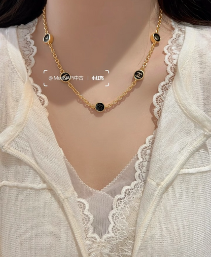 X742   Women's new titanium steel necklace jewelry