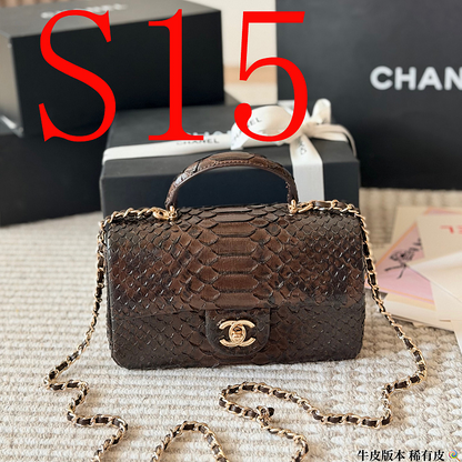 ACP26 Cowhide Leather Bag 20-12CM Bags with box