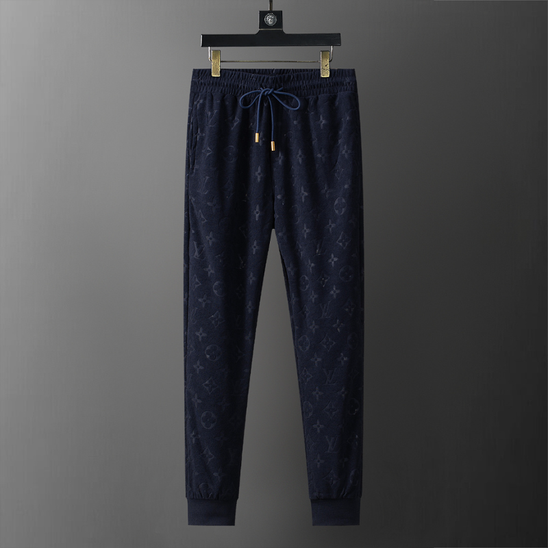 LVC300 New men's autumn and winter long sleeved suit top+pants clothing