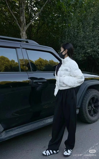 106175  Women's North Short Splicing Down Jacket Clothes