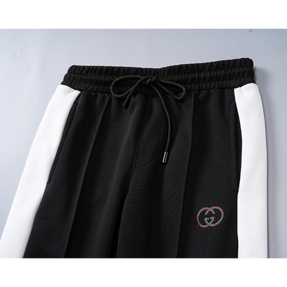 GUC400  New men's autumn and winter long sleeved suit top+pants clothing