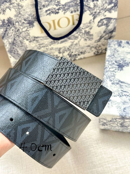 DBL4 Real leather 4.0CM 95-125CM Belt with all packing