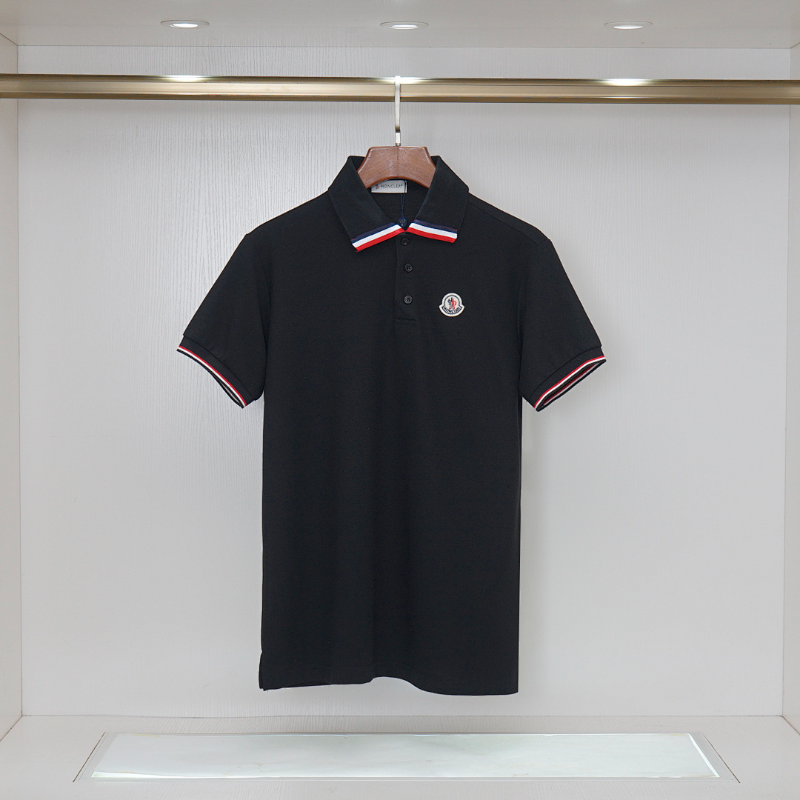MOC039  New high-quality men's short sleeved polo shirt clothing