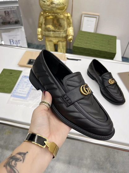 OGS29 Women 35-42 Leather Shoes with box
