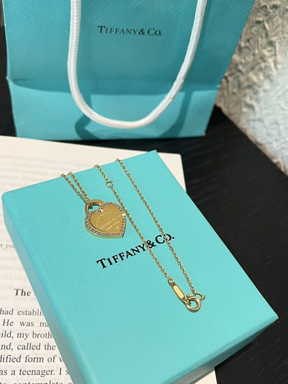 X735  Women's new fashionable titanium steel necklace jewelry