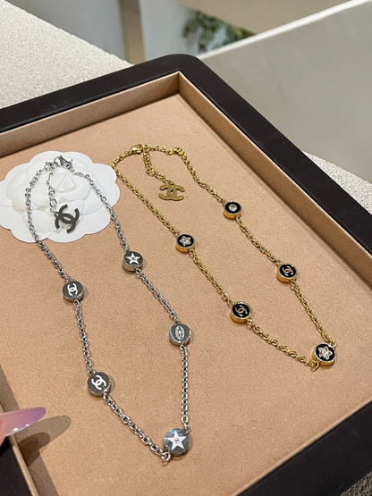 X742   Women's new titanium steel necklace jewelry