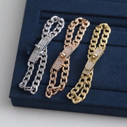 HB49  gold-plated bracelets, simple and direct buckle  Jewelry