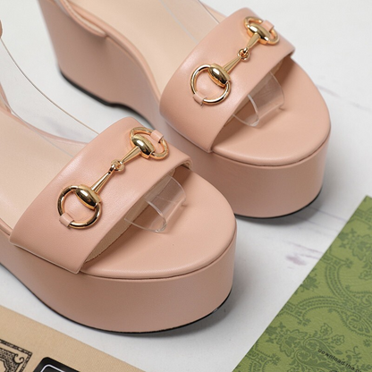 JHGS20 Slipper 8CM Heel Size 35-42 Leather Shoes with box